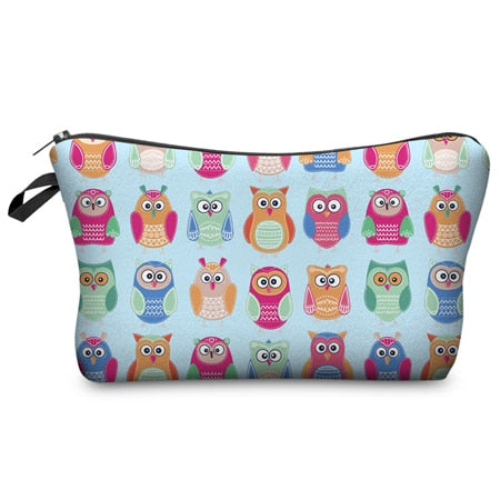 Makeup Bag With Various Patterns Cute Organizer Bag Pouches For Travel Bags Pouch Women's Cosmetic Bag