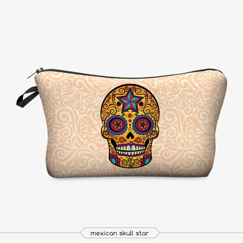 Makeup Bag With Various Patterns Cute Organizer Bag Pouches For Travel Bags Pouch Women's Cosmetic Bag