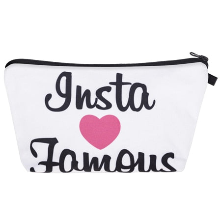 Makeup Bag With Various Patterns Cute Organizer Bag Pouches For Travel Bags Pouch Women's Cosmetic Bag