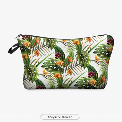 Makeup Bag With Various Patterns Cute Organizer Bag Pouches For Travel Bags Pouch Women's Cosmetic Bag