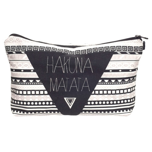 Makeup Bag With Various Patterns Cute Organizer Bag Pouches For Travel Bags Pouch Women's Cosmetic Bag
