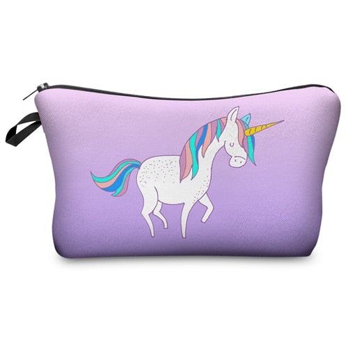 Makeup Bag With Various Patterns Cute Organizer Bag Pouches For Travel Bags Pouch Women's Cosmetic Bag