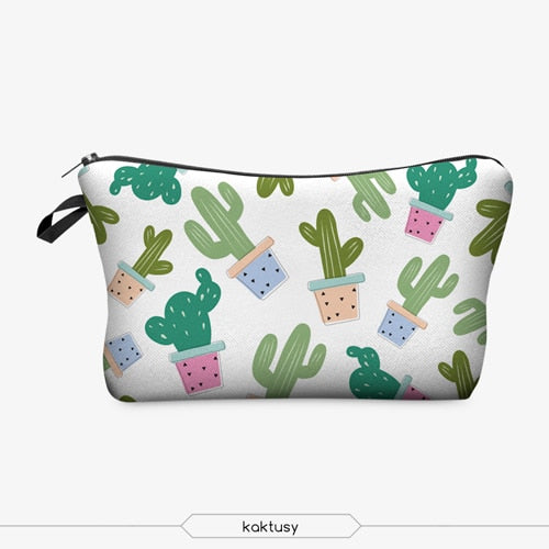 Makeup Bag With Various Patterns Cute Organizer Bag Pouches For Travel Bags Pouch Women's Cosmetic Bag
