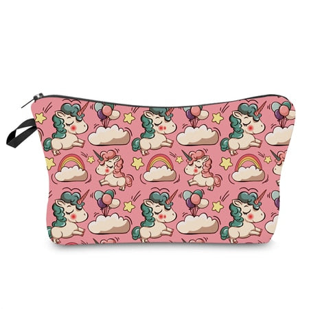 Makeup Bag With Various Patterns Cute Organizer Bag Pouches For Travel Bags Pouch Women's Cosmetic Bag
