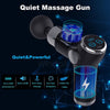 Mini LCD Massage Gun 32 Speed Touch Screen Deep Tissue Percussion Muscle Mini Massager Gun for Pain Relief Sore Muscles Body Massage for Athletes