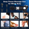 Mini LCD Massage Gun 32 Speed Touch Screen Deep Tissue Percussion Muscle Mini Massager Gun for Pain Relief Sore Muscles Body Massage for Athletes