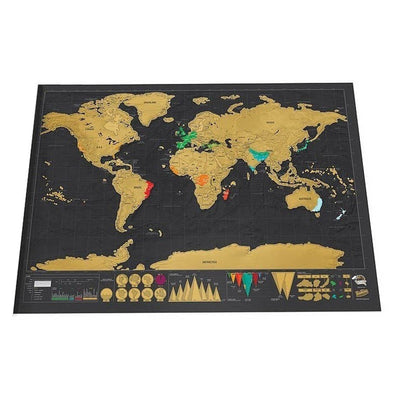Deluxe Erase World Travel Map