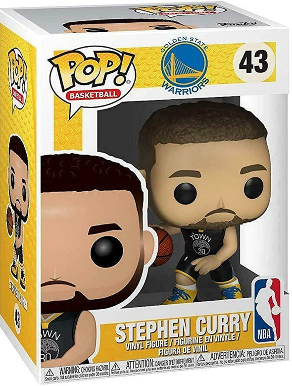 NBA Stephen Curry Golden State Warriors Pop! Vinyl Figure 43