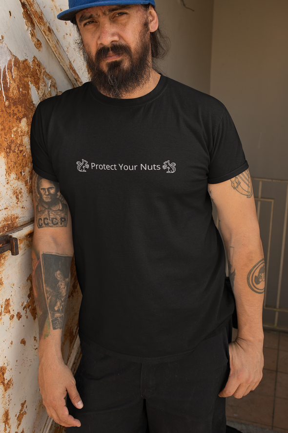 PROTECT YOUR NUTS Men's Champion T-Shirt