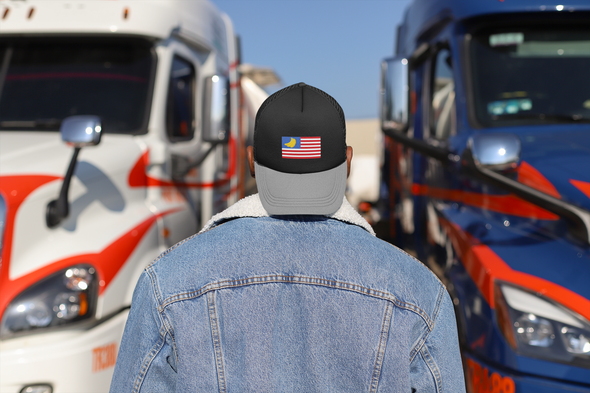 Banana-Republic-trucker-hat-mockup-of-a-man-seen-from-behind