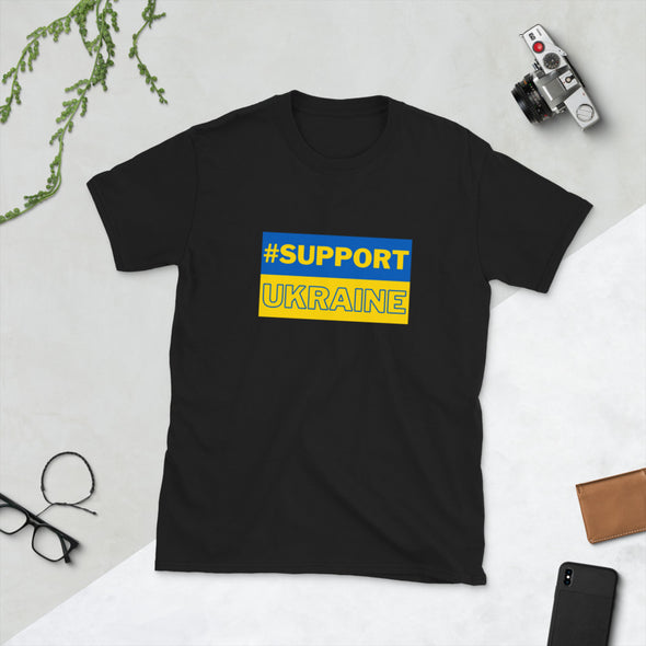 #SUPPORT UKRAINE Short-Sleeve Unisex T-Shirt