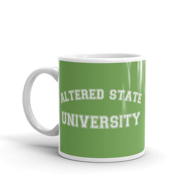 ALTERED STATE UNIVERSITY White glossy mug