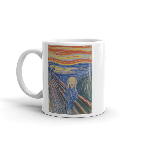 The Scream coffee mug