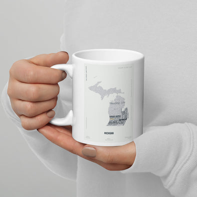 Michigan glossy coffee mug