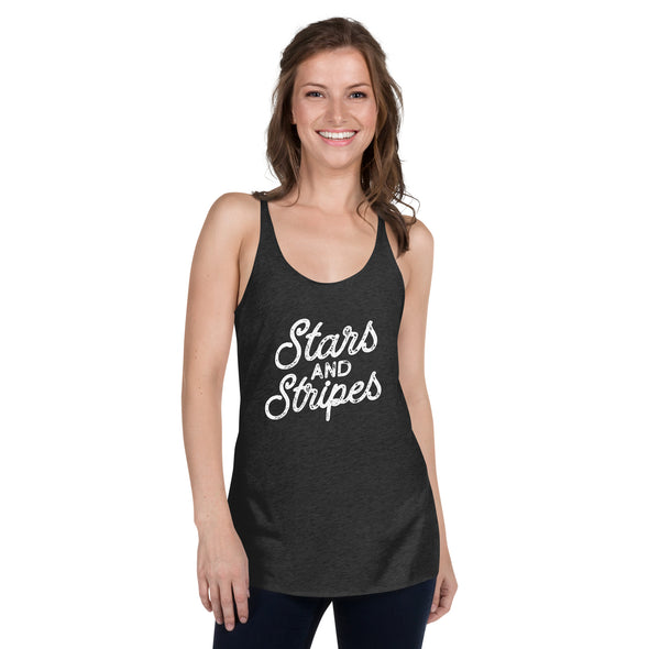 Stars and Stripes Women's Racerback Tank