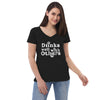 Drinks Well With Others Women’s recycled v-neck t-shirt
