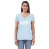 Alcohol Because Adulting is Hard Women’s recycled v-neck t-shirt
