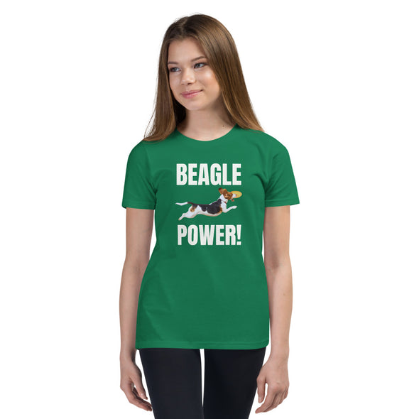 BEAGLE POWER! Youth Short Sleeve T-Shirt